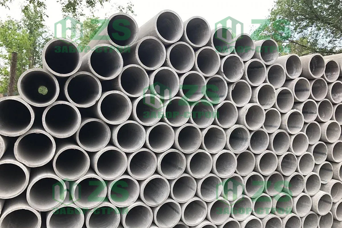 Забор на асбестоцементных столбах Забор на асбестоцементных столбах